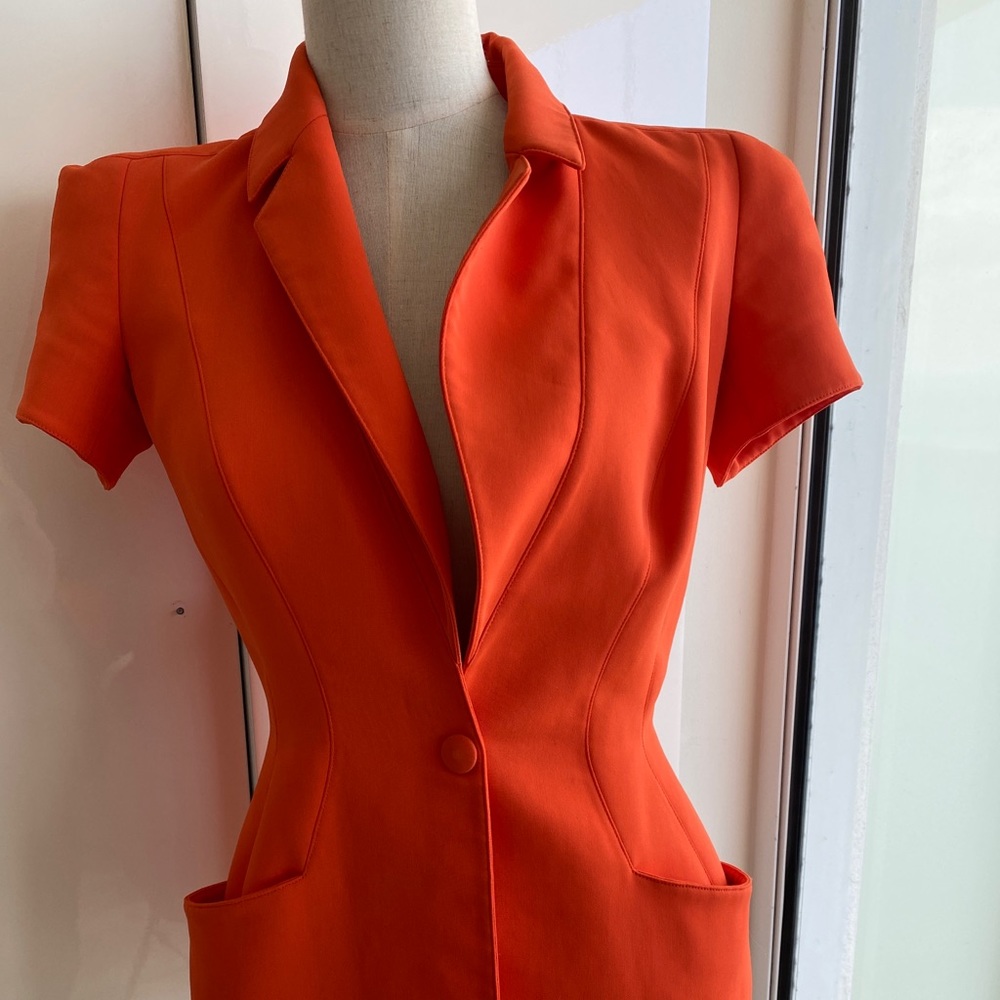 Thierry Mugler orange jacket vintage❤️ - Picture 4 of 16